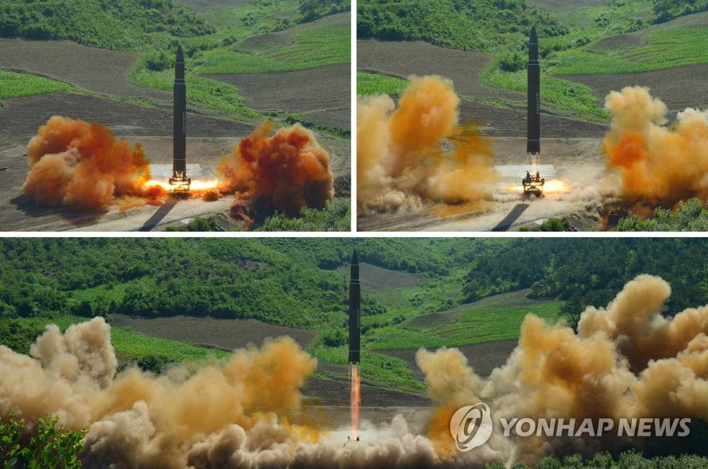 북한,  "대륙간탄도미사일 재진입ㆍ단분리 기술 최종 확증 "주장