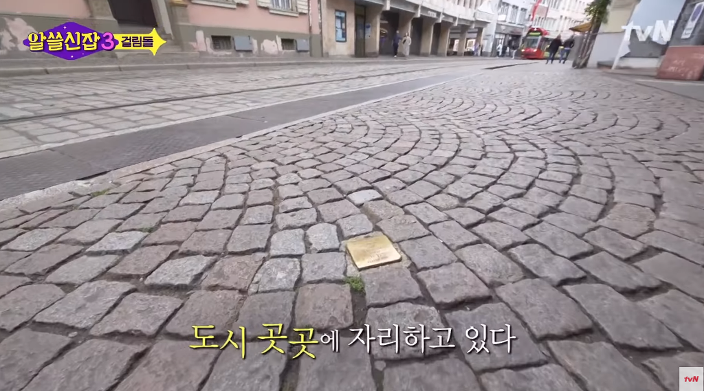 일부러 사람들이 걷다가 돌부리에 걸리게 만든 독일의 거리