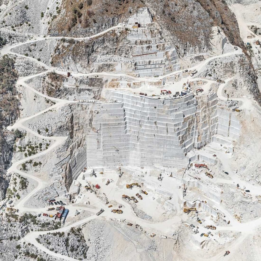 대리석 광산의 실제 모습