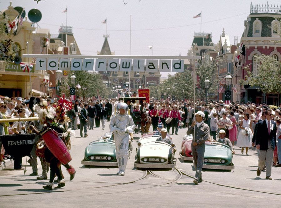 1955년 7월 17일 디즈니랜드 풍경