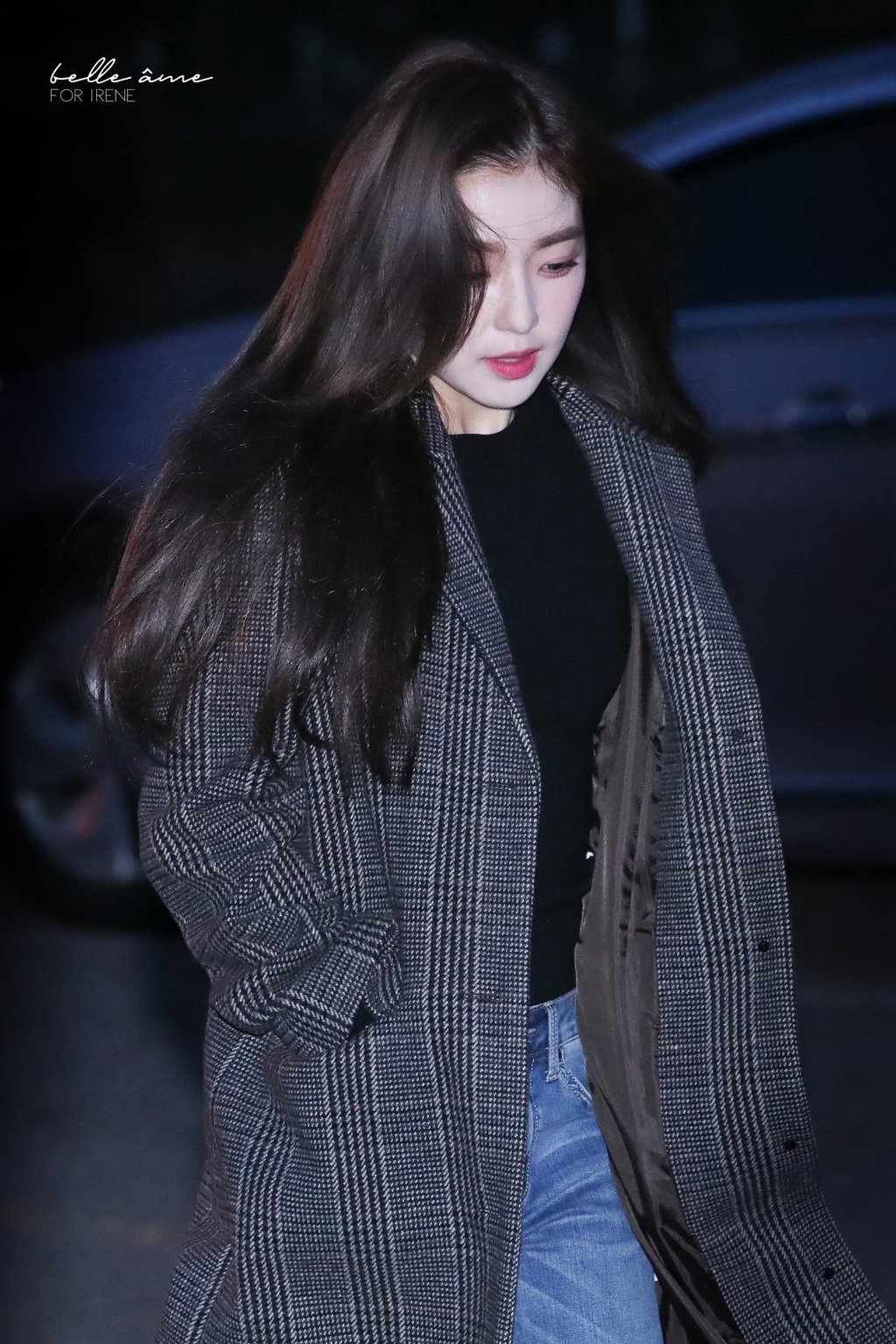 진짜 추워보였던 코트 입은 레드벨벳 아이린 출근길 - 꾸르